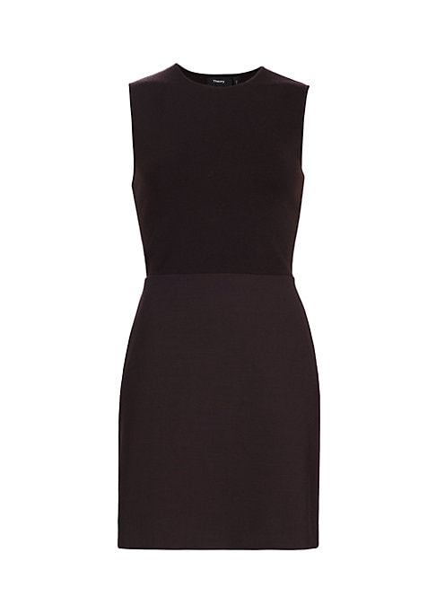 Knit & Wool Blend Dress