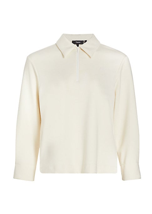 Chic Zip Blouse