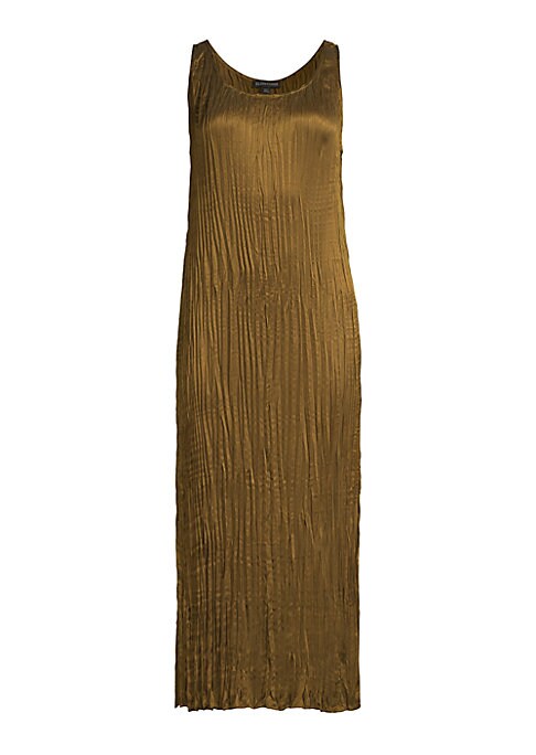Sleek Pleated Midi Dress