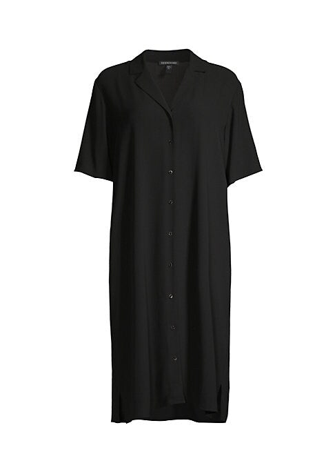 Silk Elegant Shirt Dress
