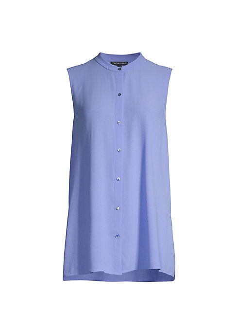 Silk Sleeveless Chic Shirt