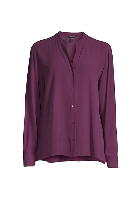 Silk Mandarin Elegance Shirt