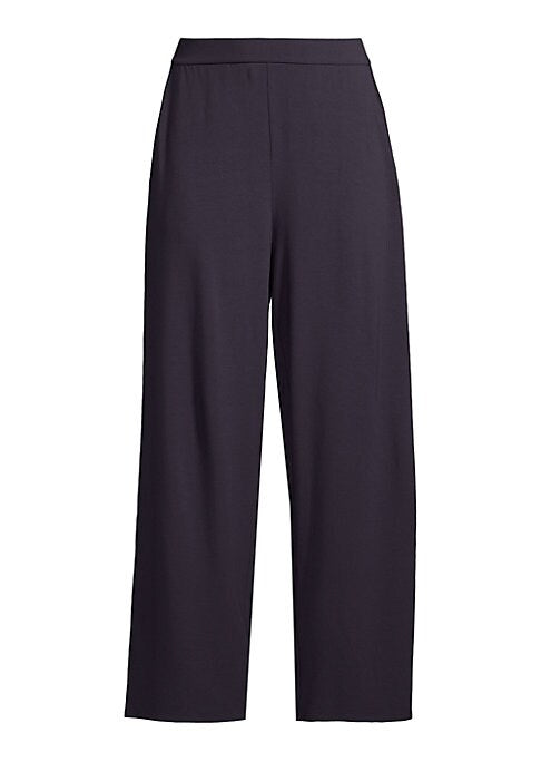 Relaxed Jersey Ankle Trousers