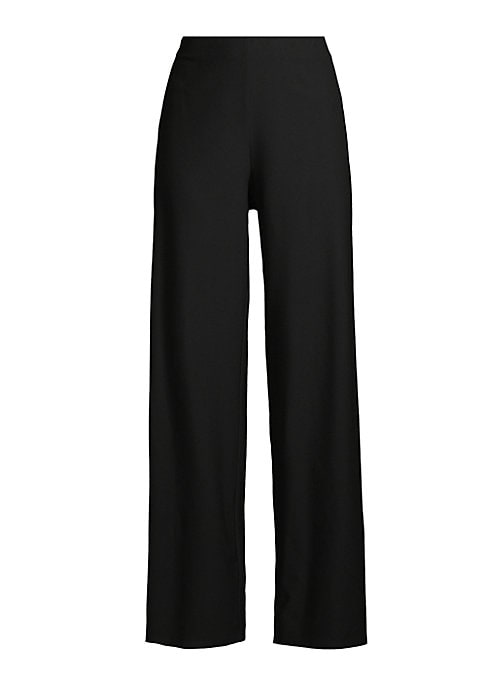 Sleek Wide-Leg Trousers