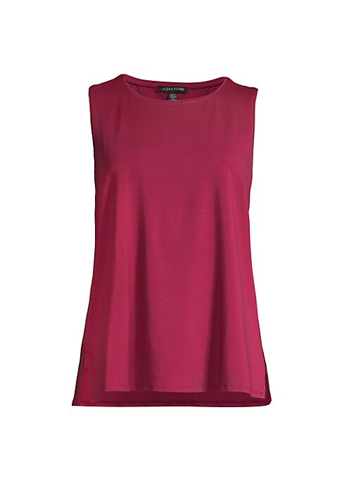Jewel Neck Flare Top