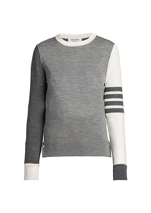 Stripe Detail Knit Sweater