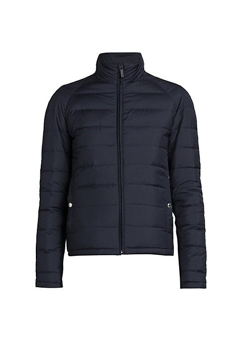 Funnel Neck Quilted Jacket