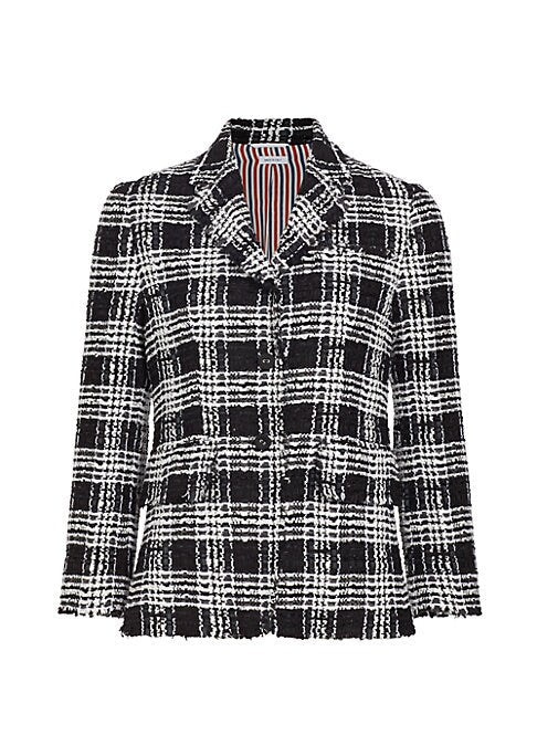 Chic Two-Tone Tweed Jacket