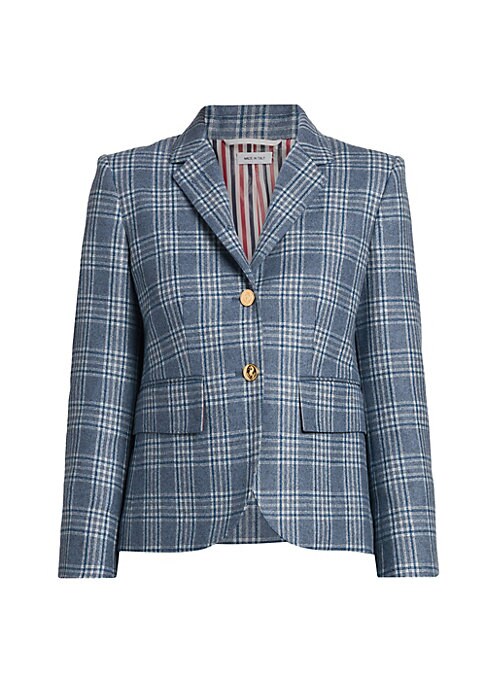 Chic Plaid Cashmere Jacket