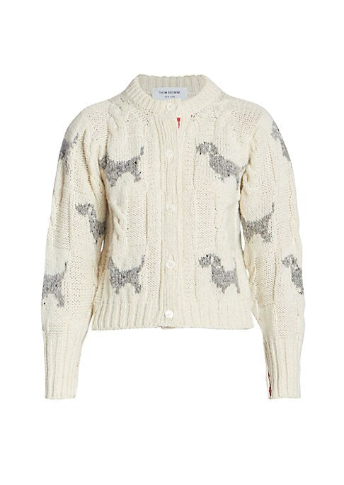 Dachshund Knitted Cardigan
