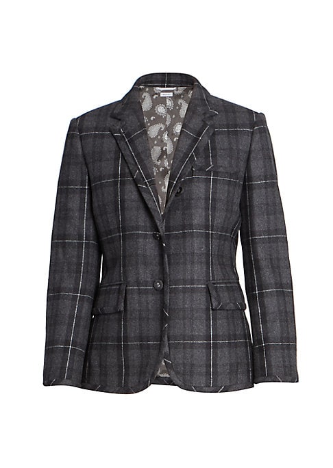 Elegant Plaid Flannel Jacket