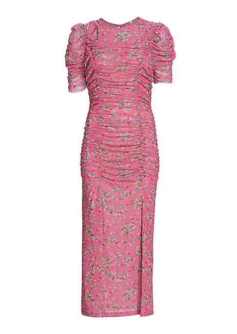 Chic Ruched Midi Dress