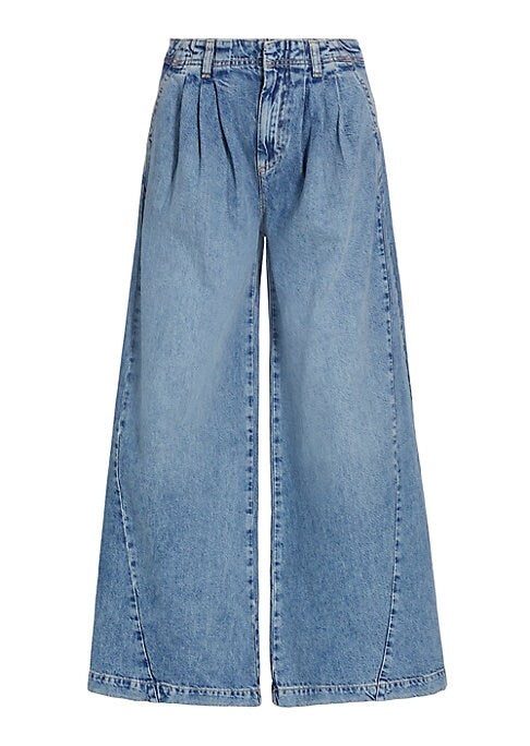 Denim Luxe Wide Trousers