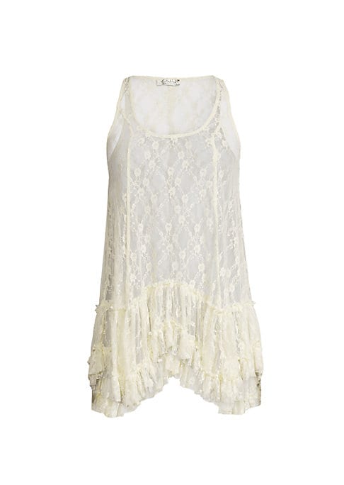 Floral Ruffle Tunic