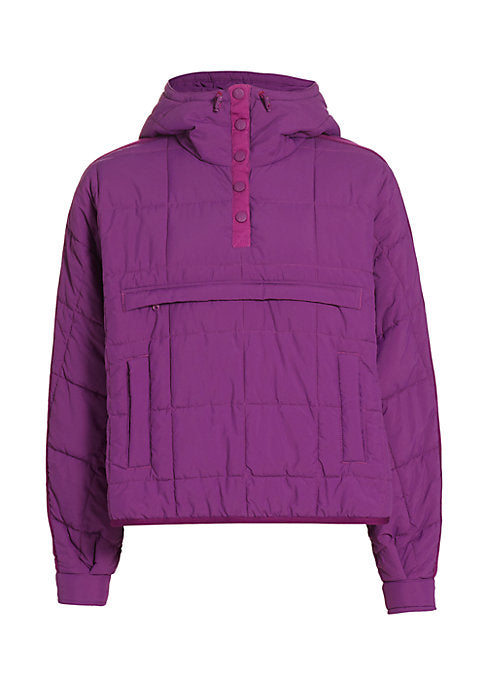 Textured Puffer Hooded Jacket