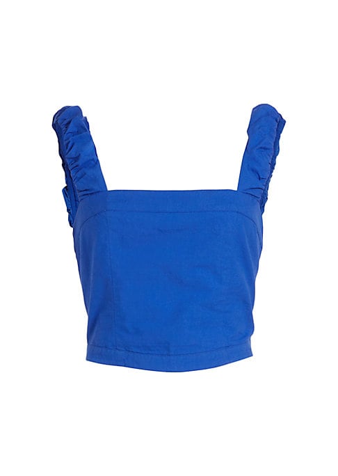 Cropped Seamless Cotton Tank