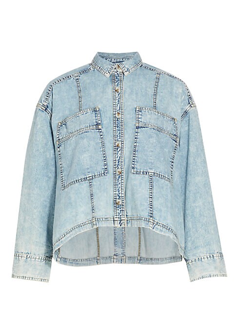 Chic Boxy Denim Jacket