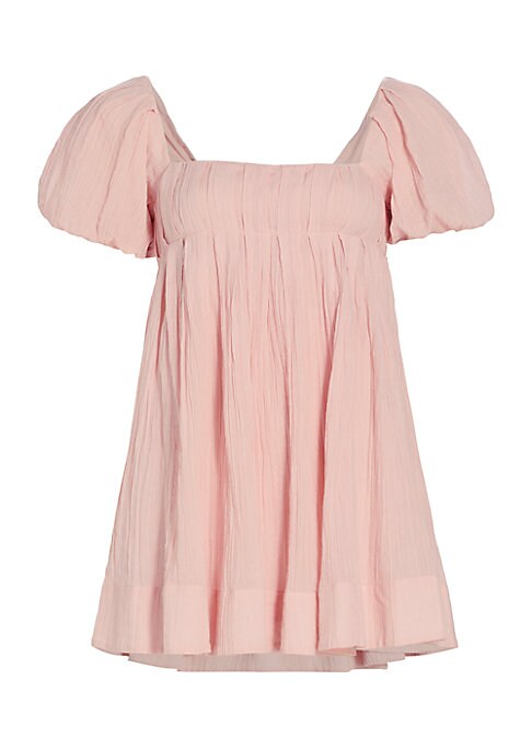 Puff Sleeve Mini Dress