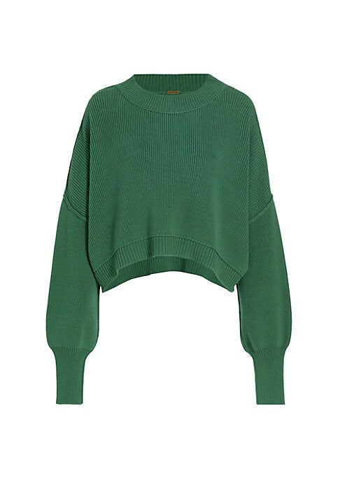 Cropped Cozy Knit Sweater
