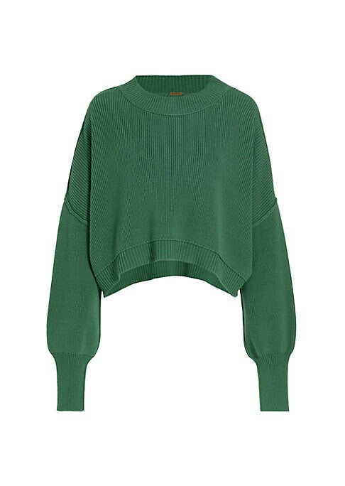 Cropped Cozy Knit Sweater