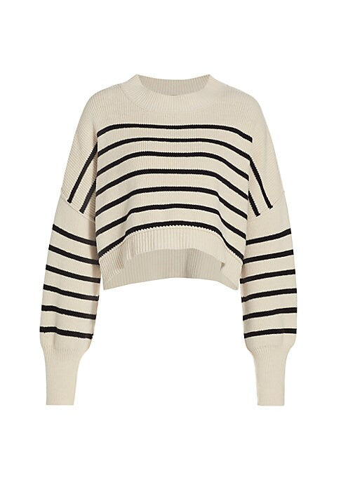 Cozy Striped Boxy Sweater