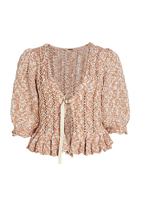 Chic Tie-Front Knit Cardigan