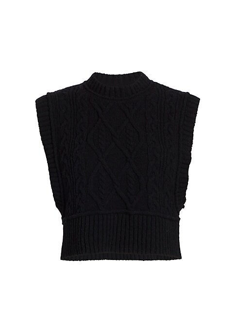 Cozy Cable Knit Vest