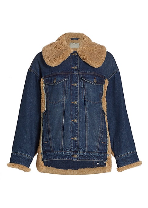 Cozy Denim Sherpa Jacket