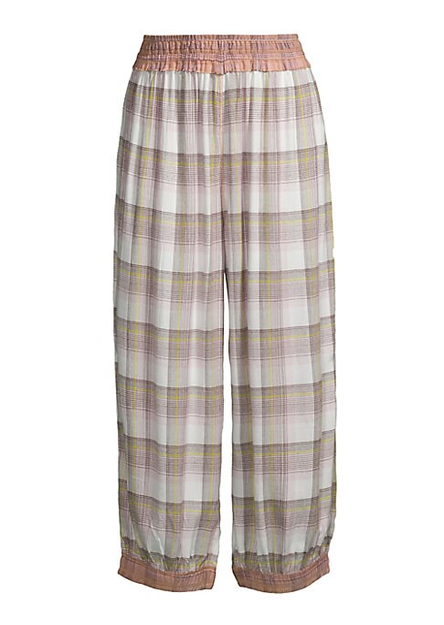 Plaid Crop Pants Delight