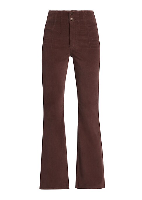 Chic Flare Corduroy Trousers