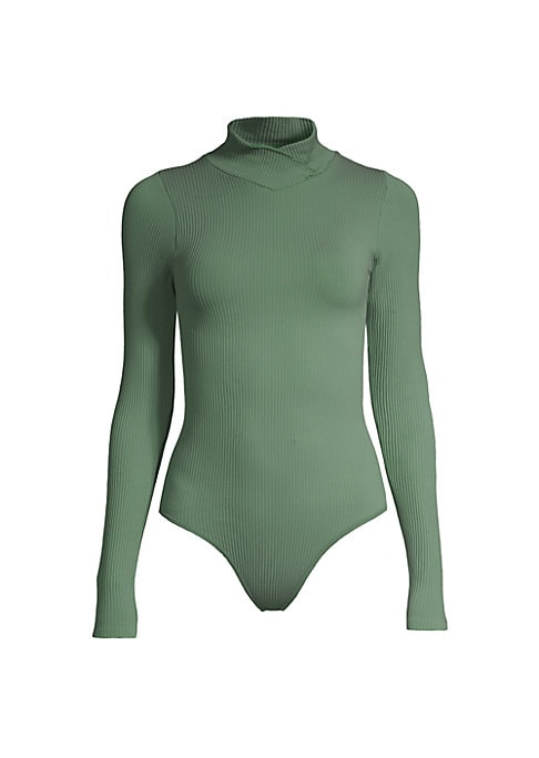 Chic Turtleneck Thong Suit
