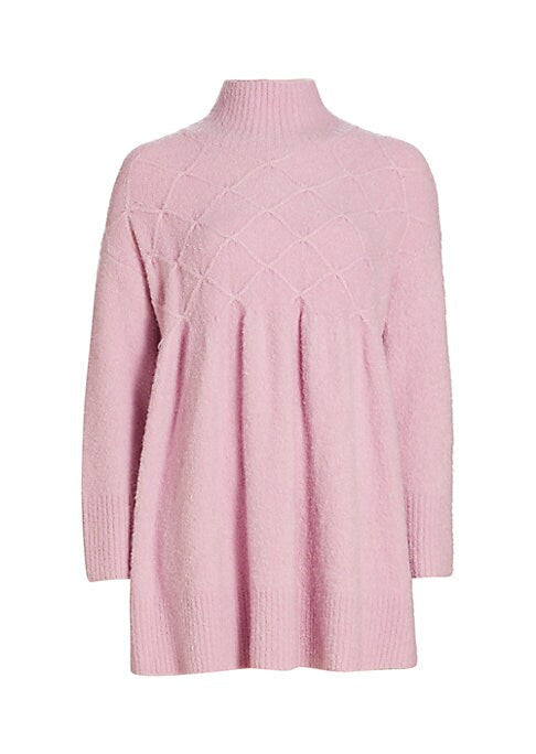 Cozy Knit Turtleneck Dress