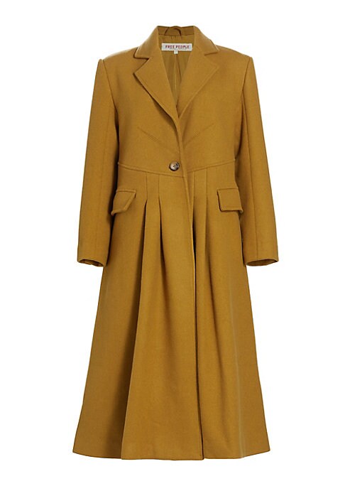 Chic Flared Wool Coat