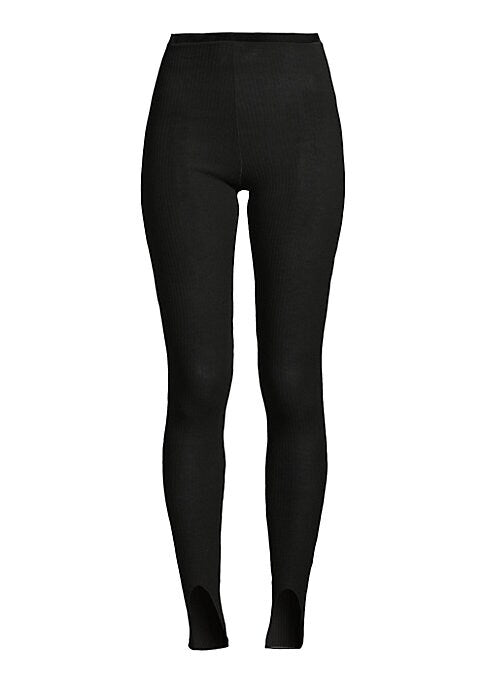 Ribbed High-Waist Leggings