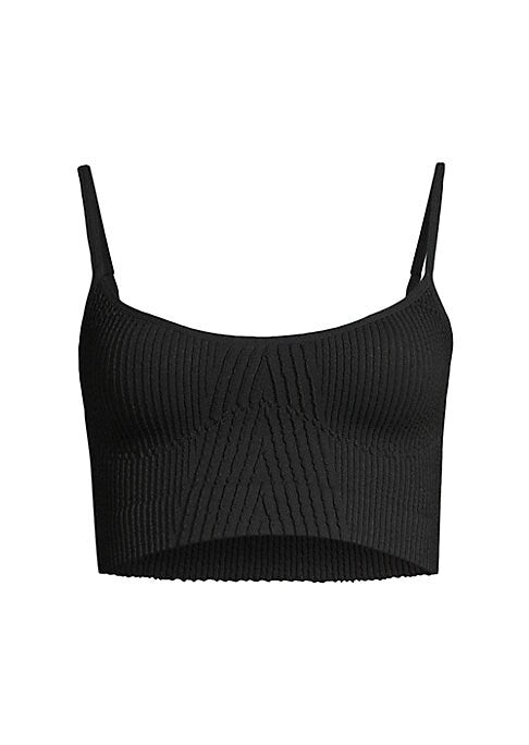 Textured Cut-Out Bralette