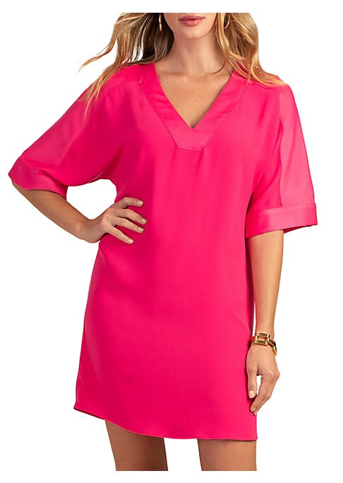 Chic Satin Tunic Dress