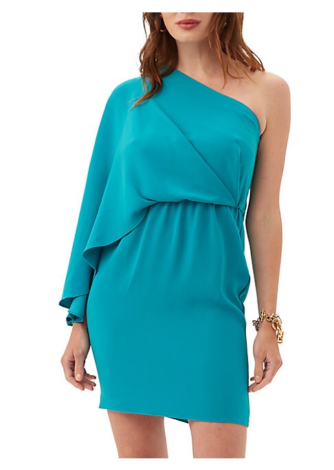 Elegant Cape Minidress