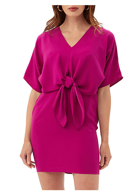 Tie-Front Pencil Minidress