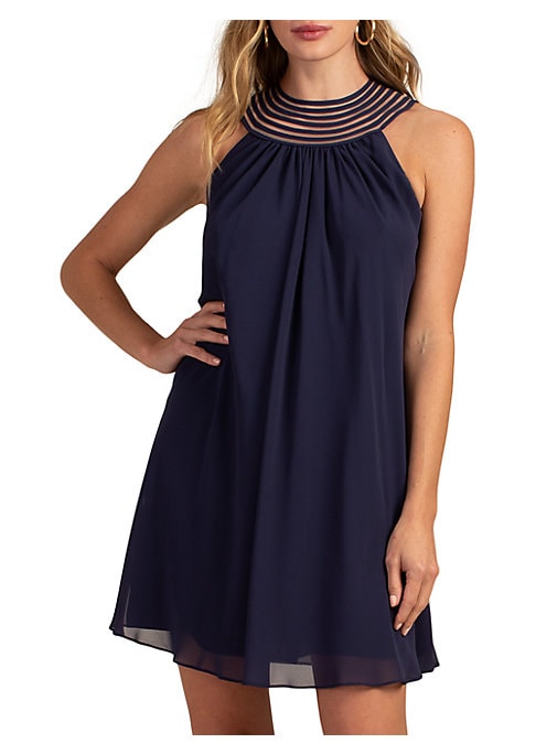 Chic Chiffon Shift Dress