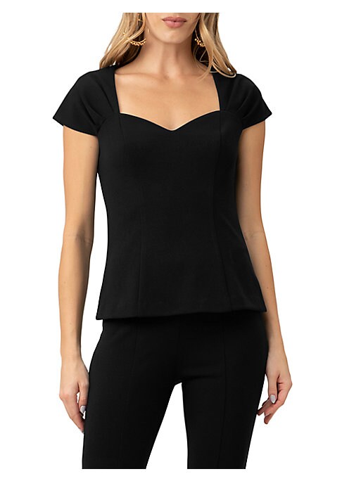 Chic Fitted Sweetheart Top