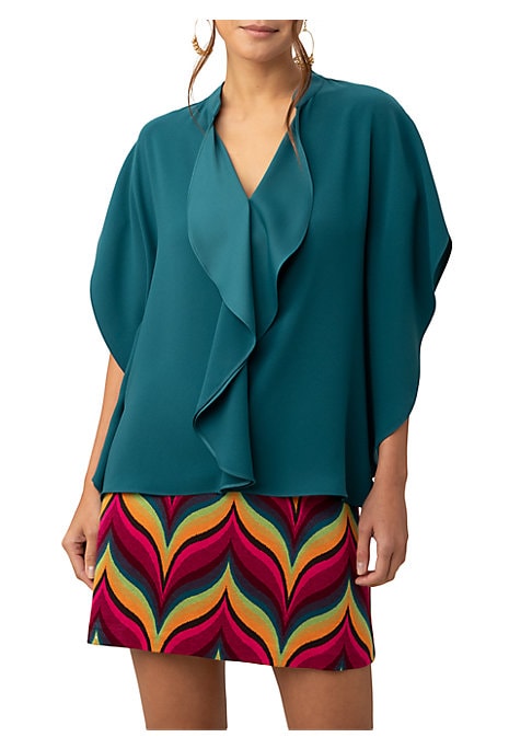 Ruffled Butterfly Blouse