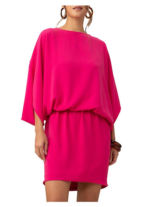 Draped Elegance Mini Dress