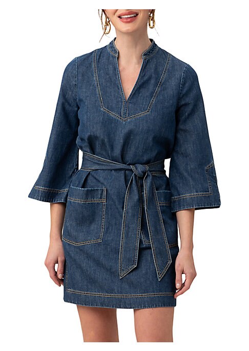 Chic Denim Flare Dress