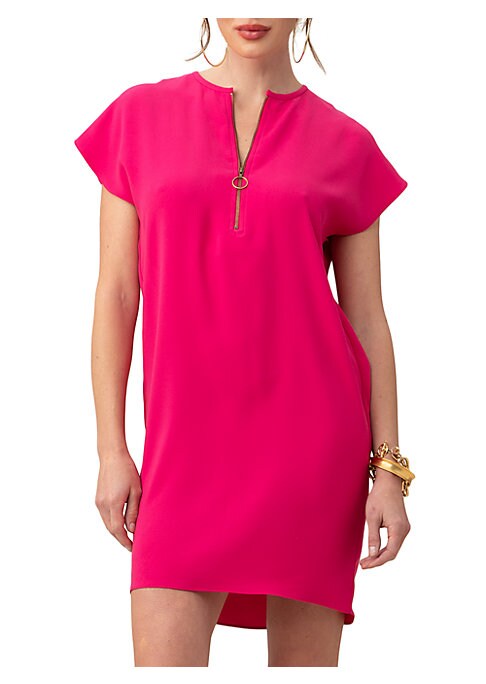 Chic Zip Shift Dress