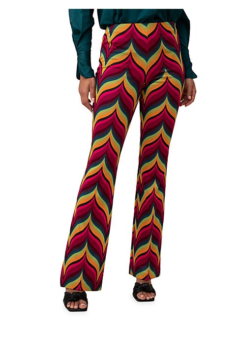 Chevron Flare Pants