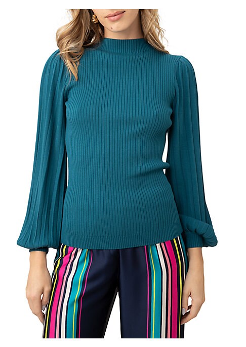 Chic Pleated Sweater