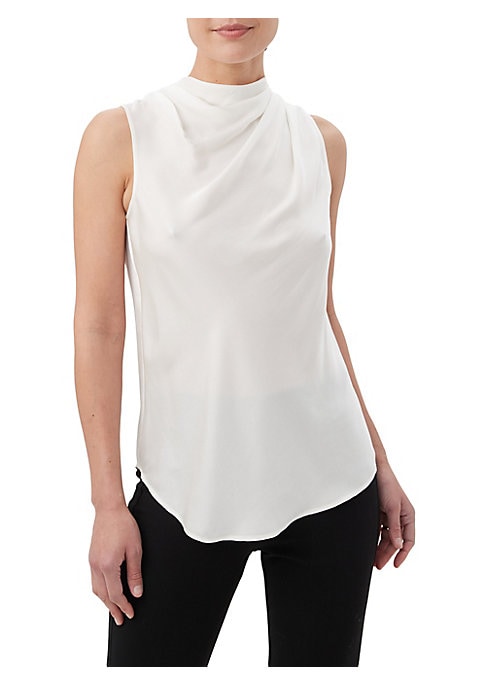 Draped Silk Elegance