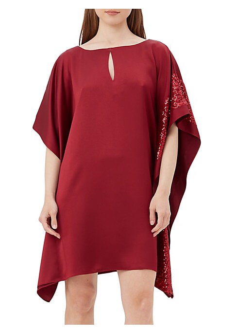 Cape Chic Keyhole Dress