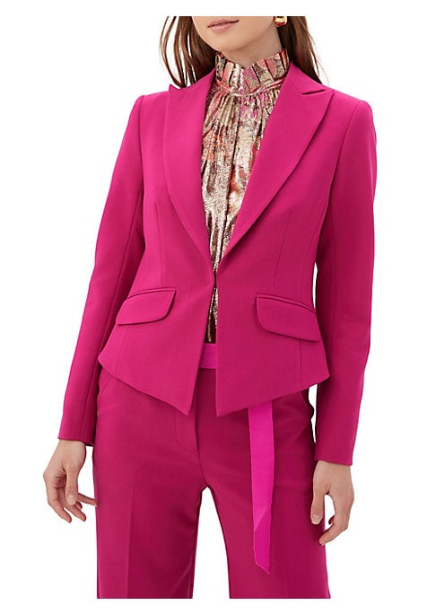 Chic Peak Lapel Jacket