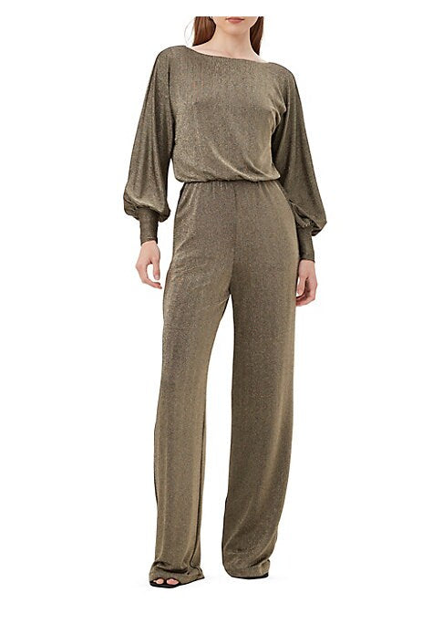 Sleek Metallic One-Piece